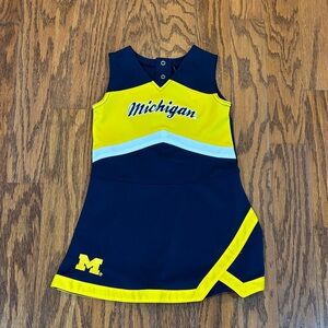 Gen2, Girls, University of Michigan Cheerleader Tank Jumper Dress, Size 4T